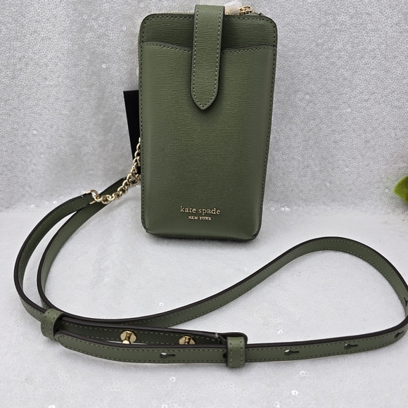 Kate Spade New York Morgan North South Phone Crossbody Leather - Picture 1 of 13